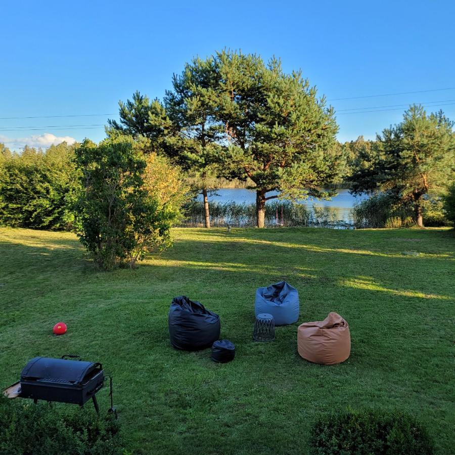 Vila Smiltyne Ant Ezero Kranto Villa Kuodziai Esterno foto